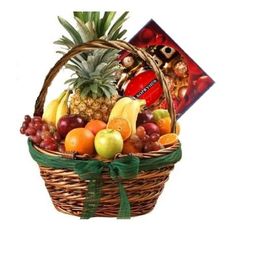 Подарочная корзина с фруктами "Сладкая радость"