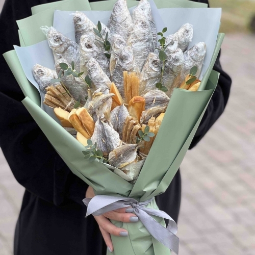 Мужской букет из рыбы